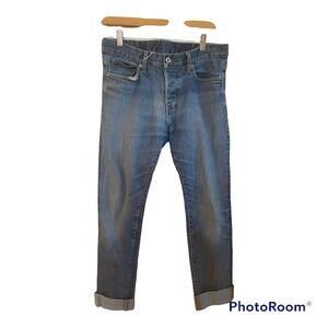 H&M Denim Jeans W/ Rolled Cuff. Slim Low Waist Sz.31/32